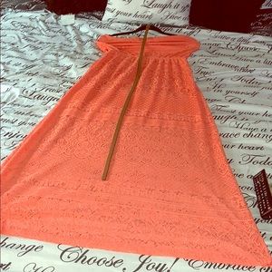 Strapless summer dress
